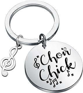Image of Choir Themed Keychain by the company LBSBO JEWELRY.