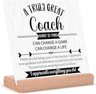Image of Coach Appreciation Plaque Decor by the company LDHRUS.