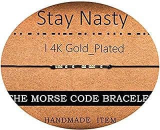 Image of Morse Code Bracelet by the company L.Durian.