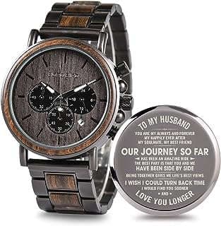 Image of Engraved Wooden Men's Watch by the company LED2WIN.