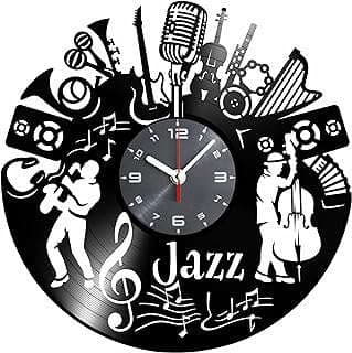 Image of Jazz Instruments Wall Clock by the company Left Just One.