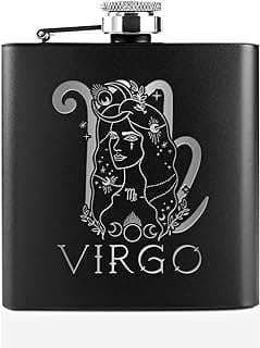 Image of Virgo Zodiac Hip Flask by the company LekDesign.