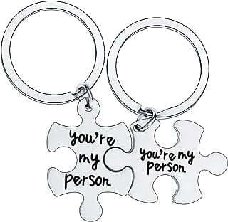 Image of Best Friend Puzzle Keychain Set by the company Let Us Be Fashion.