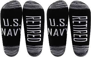 Image of Navy Retirement Socks by the company LEVLO.