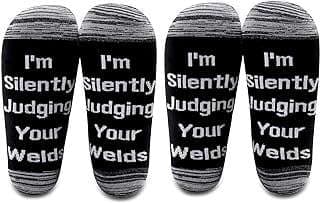 Image of Welder Humor Cotton Socks by the company LEVLO.