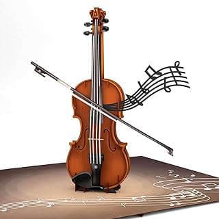Image of Violin 3D Greeting Card by the company liif.
