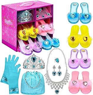 Image of Girls Princess Dress-Up Shoes Set by the company LIMIROLER Official.