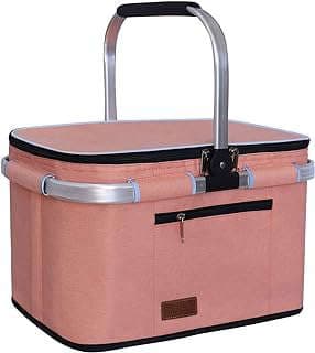 Image of Insulated Picnic Basket by the company LIQING Fashion picnic basket.