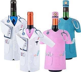 Image of Doctor Themed Wine Bottle Cover by the company LittleBlueDeer.