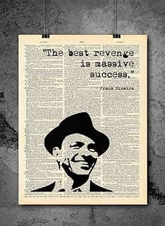 Image of Frank Sinatra Dictionary Art Print by the company Local Vintage Prints.