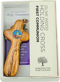 Image of Wooden Holding Cross by the company LogosTradingPost.