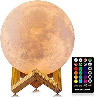 Image of 3D Printed Moon Lamp by the company LOGROTATE GLOBAL.