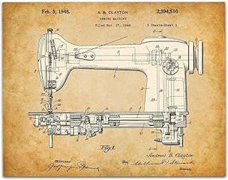 Image of Sewing Machine Patent Print by the company Lone Star Art.