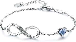 Image of Sterling Silver Heart Bracelet by the company LOUISA SECRET.