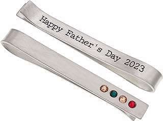Image of Sterling Silver Personalized Tie Bar by the company Love It Personalized.