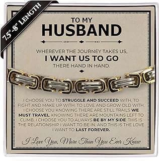 Image of Husband Steel Jewelry Set by the company Love You This Much.