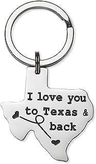 Image of Texas Keychain Relationships Gift by the company L.Parkin.