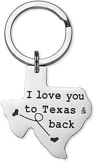 Image of Texas Themed Keychain by the company L.Parkin.