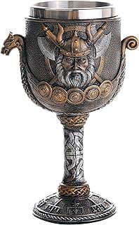 Image of Viking Ship Wine Goblet by the company Lucky 13 Trading.