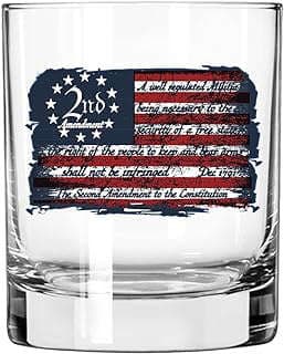 Image of Second Amendment Whiskey Glass by the company Lucky Shot™.