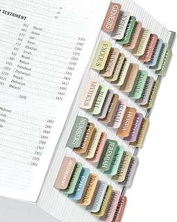 Image of Laminated Bible Index Tabs by the company Lucy Bamboo.
