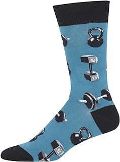 Image of Men's Weightlifting Themed Socks by the company Maison Drake MD.