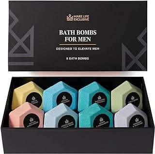 Image of Men's Diamond-Shaped Bath Bombs by the company Make Life Exclusive.