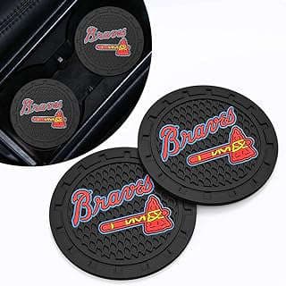 Image of Braves Car Cup Coaster by the company malookcp.