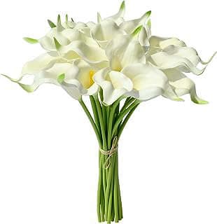 Image of Artificial White Calla Lily Flowers by the company MANDY'S.