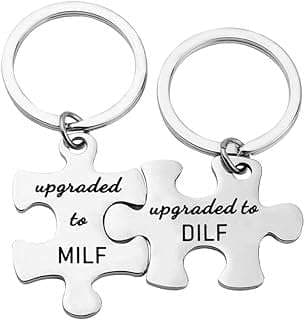 Image of New Parents Keychain Set by the company MAOFAED JEWELRY.