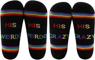 Image of Gay Couple Pride Socks by the company MBMSO.