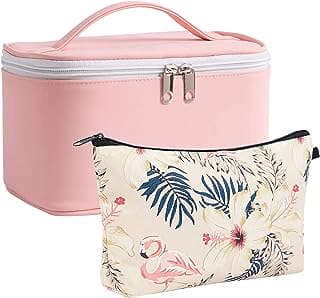 Image of Flamingo Makeup Bag Set by the company Meiyuuo.