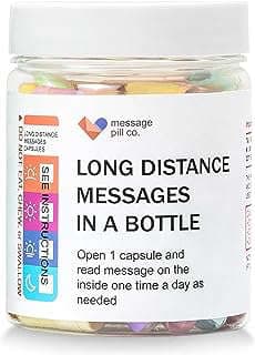Image of Love Messages Capsule Bottle by the company messagepillco.