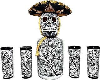 Image of Tequila Decanter Set by the company Mexskeletons.
