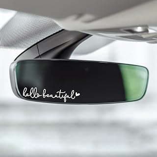 Image of Car Mirror Decal by the company MiaRita Official Store.