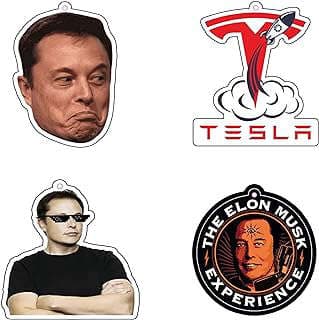 Image of Elon Musk Car Air Fresheners by the company Mikaju Store.