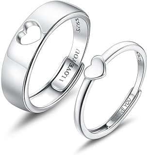 Image of Sterling Silver Promise Rings by the company MILACOLATO JEWELRY.