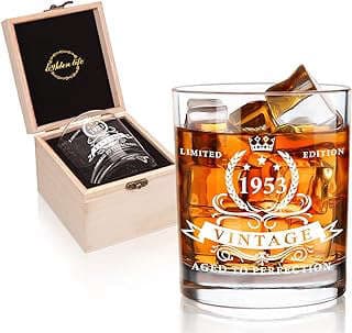 Image of 70th Birthday Whiskey Glass by the company Mili World.