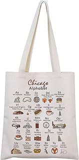 Image of Chicago Canvas Tote Bag by the company MNIGIU.