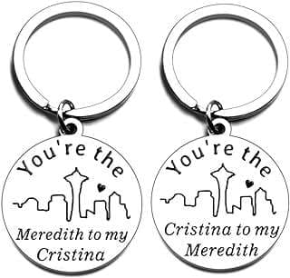 Image of Meredith Cristina Keychain Set by the company Moonsix Gift Shop.