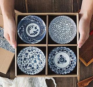 Image of Japanese Ceramic Rice Bowls Set by the company Mose Cafolo.