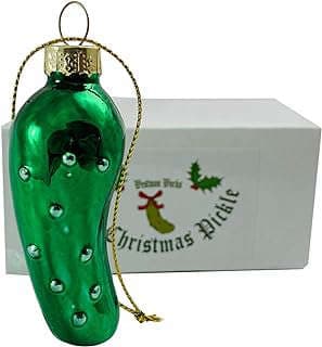Image of Glass Pickle Christmas Ornament by the company Movement Brands.