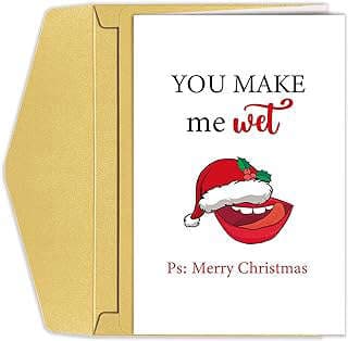 Image of Naughty Christmas Greeting Card by the company mujiaoyan.
