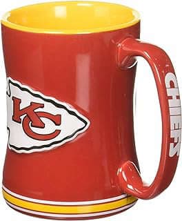 Image of Chiefs Sculpted Coffee Mug by the company My Team Outlet (USA Seller).