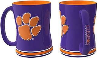 Image of Clemson Tigers Sculpted Mug by the company My Team Outlet (USA Seller).
