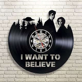 Image of The X-Files Vinyl Clock by the company NadezhdaShop.