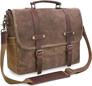 Image of Vintage Leather Messenger Bag by the company NEW_HIGH.