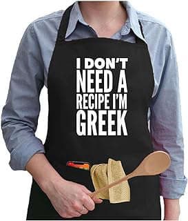 Image of Greek Recipe Humor Apron by the company NGVCORP.