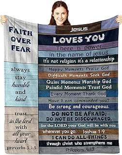 Image of Inspirational Faith Throw Blanket by the company Nicetous.