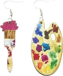Image of Wooden Paint Brush Earrings by the company NONQL.